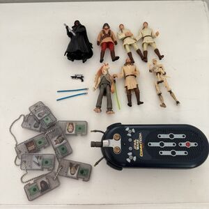Vintage Hasbro Star Wars  Electronic CommTech Reader With Characters & Chips
